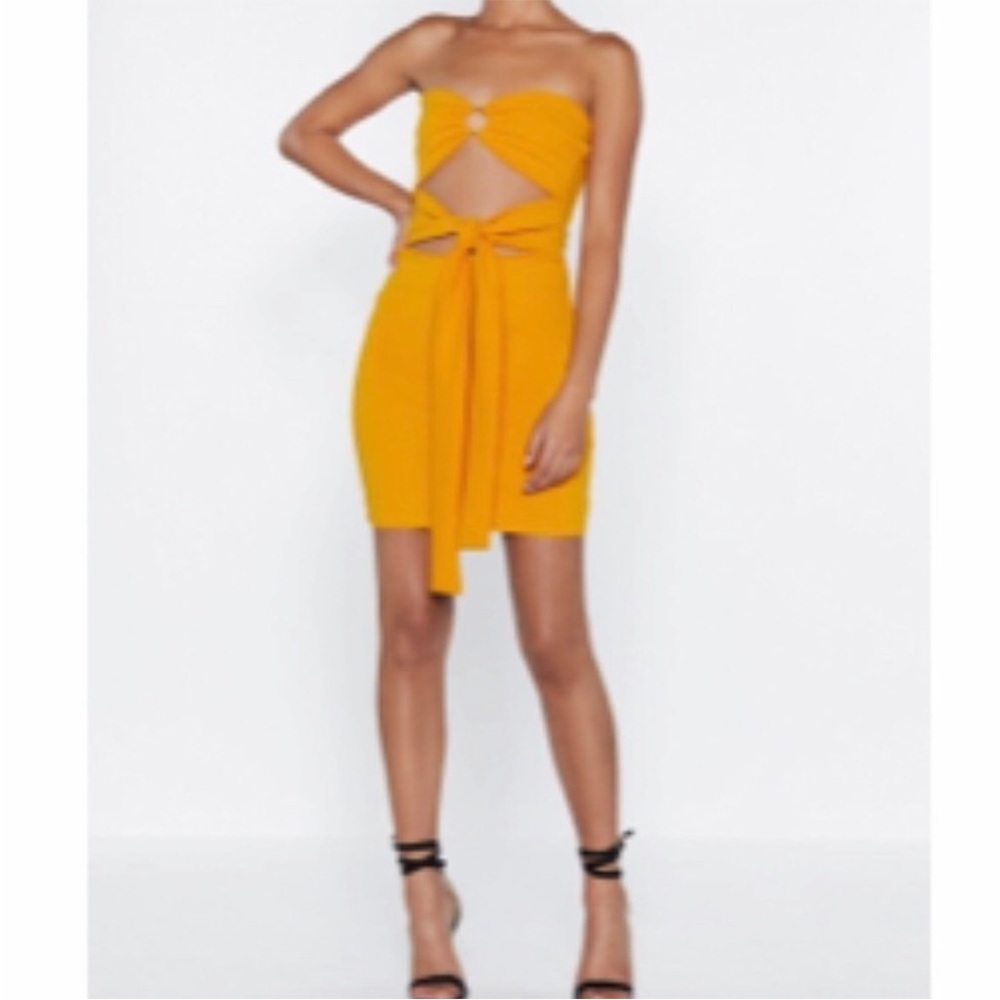 Nasty gal ring to it body con mini dress